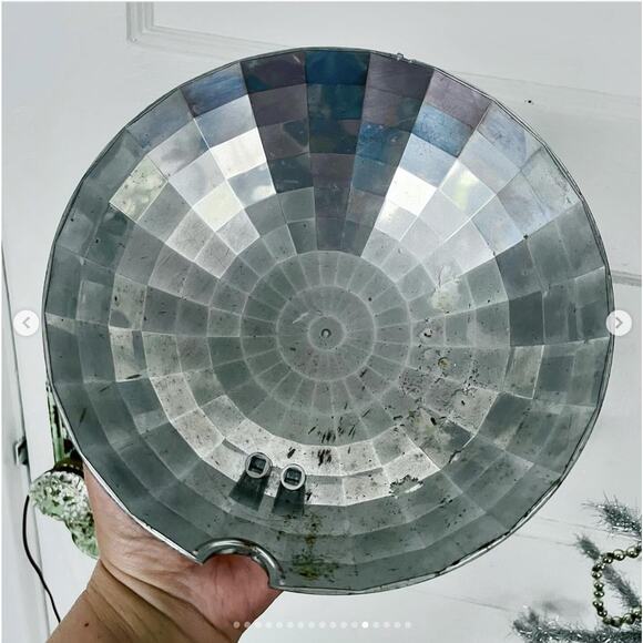 Vtg Christmas Angel Heavenly Reflecting Light Tree Topper Reflector UNTESTED - Picture 9 of 10